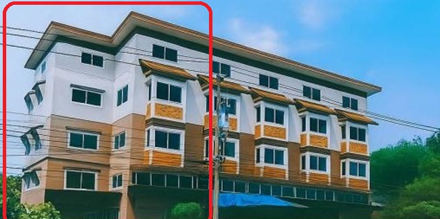 สำนักงาน 4.5 ชั้นตลาด ขาย-เช่าอาคารพาณิชย์ ศรีเมืองทอง 2.9 กม 68  ตร.วา.1,104 ตร.ม.3 น้ำ ติดถนนใหญ่  ที่จอดรถกว้าง แยกท่าพระ