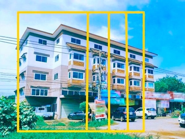 แม็คโคร ขอนแก่น 2.4 กม ขาย-เช่าอาคารพาณิชย์ สำนักงาน 4.5 ชั้น  เมืองขอนแก่น 32 ตร.วา.528 ตร.ม. ติดถนนใหญ่ ที่จอดรถกว้าง 