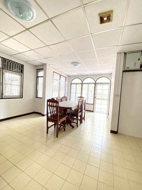 ม. ธุรกิจบัณฑิตย์ 2กม. ให้เช่าบ้านชั้นเดียว 62 ตร.วา. 242ตร.ม. 3นอน MRT เมืองทองธานี 1.9กม.  1น้ำ ตลาดประชานิเวศน์ 3 1.1 กม. 