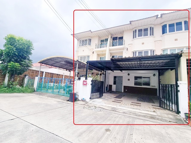 ให้เช่าทาวน์โฮม  กิ่งแก้ว ศรีนครินทร์ 23ตร.วา. 280ตร.ม. 3น้ำ  แบริ่ง  1.6กม. หนามแดง-บางพลี 3นอน รถไฟฟ้า MRT ศรีด่าน 600 ม. 