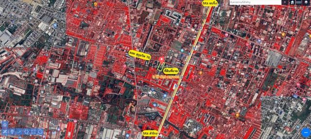 ขายที่ดินซอยสุขุมวิท 76 ที่เปล่าสุขุมวิท76 สำโรงเหนือ อยู่ใกล้สถานี bts 4 สถานี